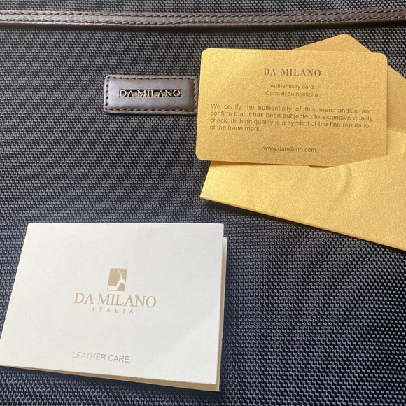 NWOT Da Milano Sling/Crossbody/Briefcase/Messenger Bag. Unisex - Picture 12 of 15